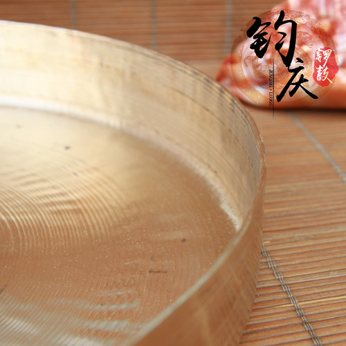 钧庆 威风锣 26-40道士高边锣 平面社锣 舞狮锣 响铜锣乐器 包邮 - 图2