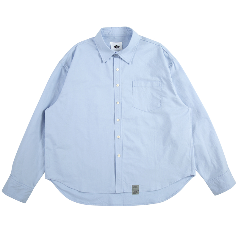 MADNESS OXFORD SHIRT 23SS余文乐同款长袖衬衫牛津纺港风衬衣男-图3