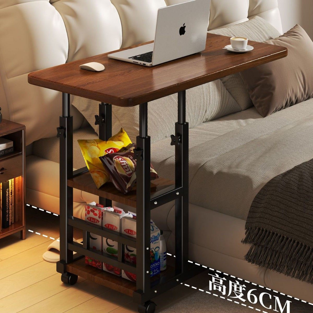 新款床头小桌板笔记本电脑支架床边桌用读书办公写字板阅读看书桌,淘宝优惠券,粉丝福利购,淘宝优惠卷