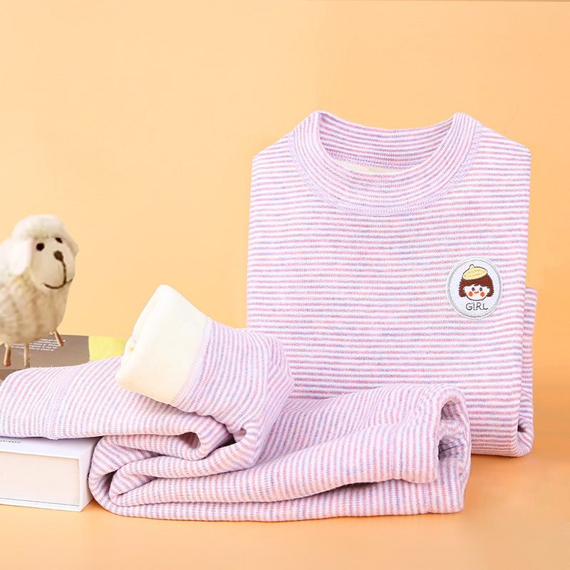 儿童保暖内衣套装加绒加厚冬季无骨女童秋衣秋裤冬天宝宝睡衣女孩,淘宝优惠券,粉丝福利购,淘宝优惠卷