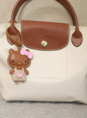 黑皮Kitty控hellokitty真皮挂件
