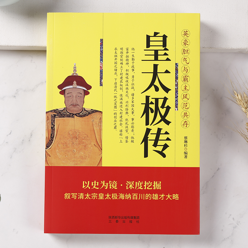 正版 皇太极传 大清开国史 清朝清太宗爱新觉罗皇太极传 多尔衮的哥哥努尔哈赤第八子 关于清朝历史的书籍 小说中国历史人物传记 - 图0