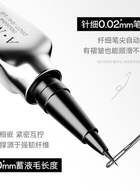 M 眼线液Eyeliner.A晕染防水爆款.干浓密笔定位跨境不G极细速