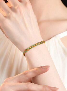 端午节五彩绳手链手工编织马上运转男女护身符龙鳞学生手绳礼物