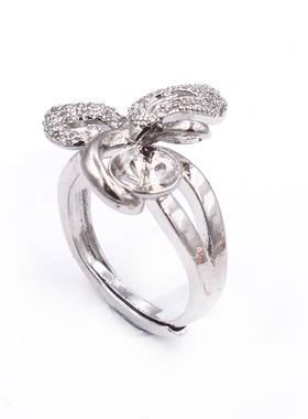 diy蜜蜡琥珀松石镶嵌开口托8