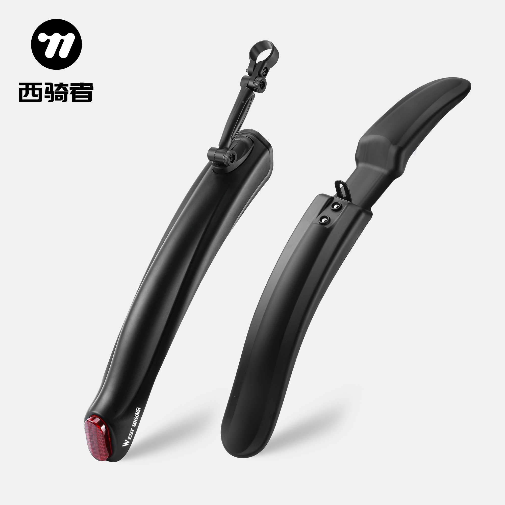 适用凤凰永久飞鸽自行车挡泥板山地车挡雨板全包式泥瓦快拆挡水板 - 图3