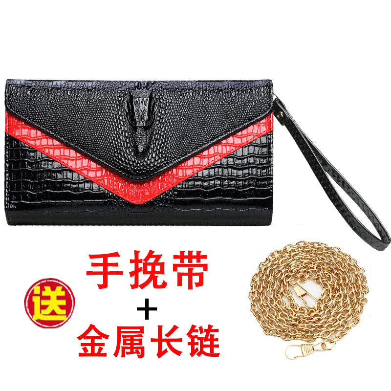 手拿包女2025新款时尚夹包百搭气质手包大容量宴会单肩链条小包潮,淘宝优惠券,粉丝福利购,淘宝优惠卷