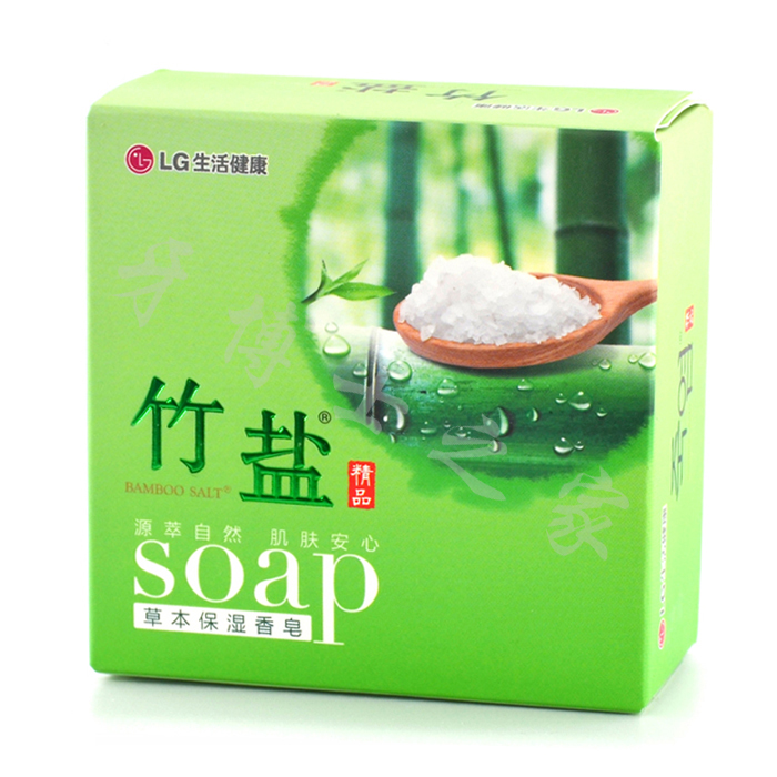 LG竹盐草本保湿香皂家庭套组清洁洗手沐浴洗澡泡沫细腻肥皂清香型 - 图3