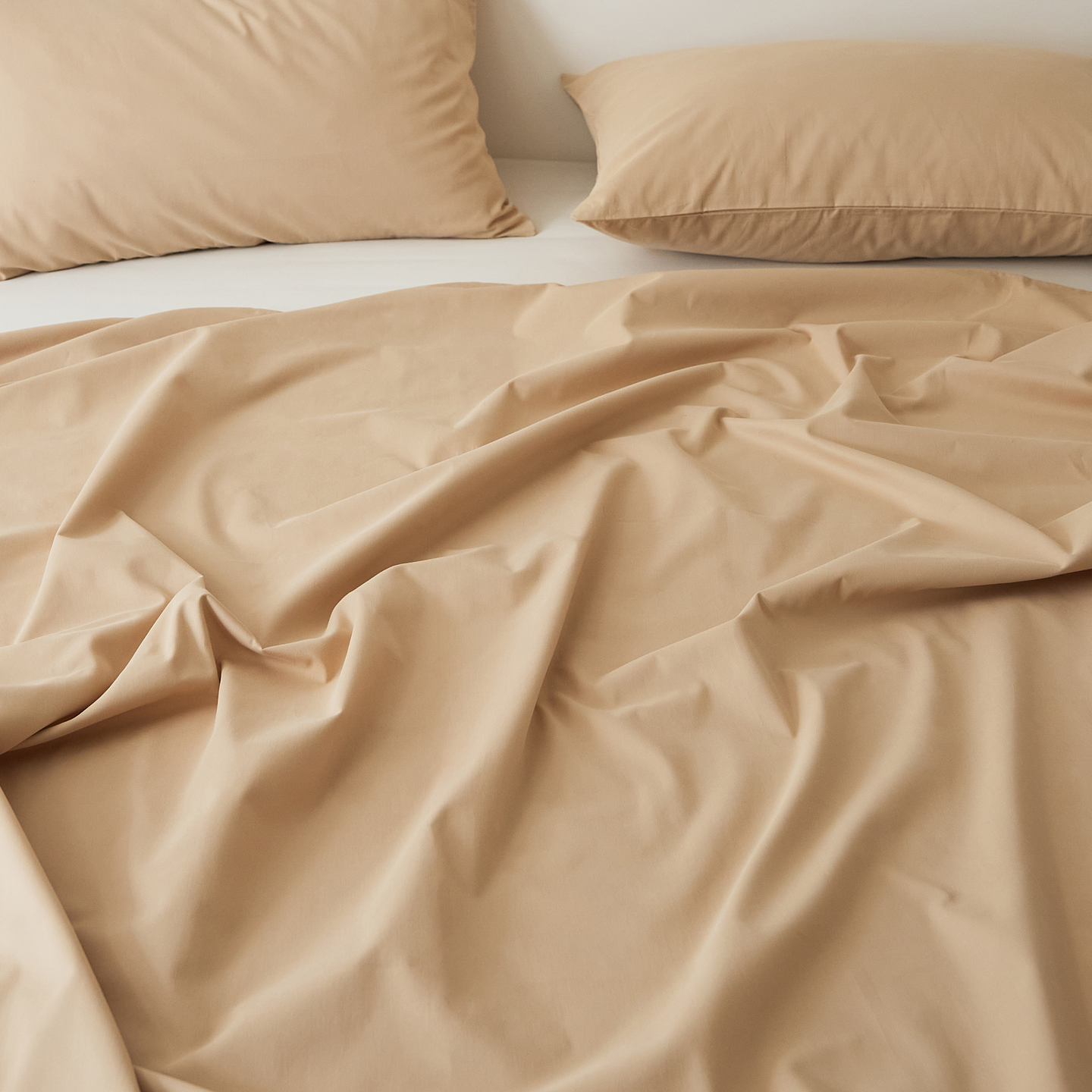 50支全棉新疆长绒棉床单纯棉磨毛纯色单件床笠1.5m1.8m2.0m床罩 - 图2