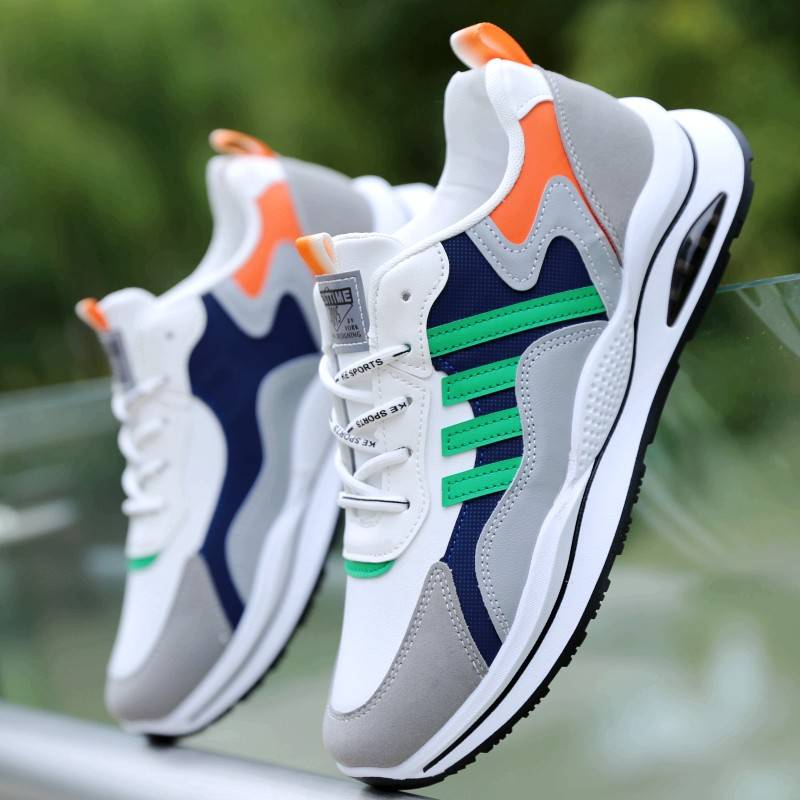 新款老爹鞋男潮流百搭男鞋学生休闲鞋增高防水运动鞋男士鞋子 - 图1