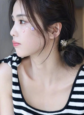 杨超越同款可爱花朵公主头小抓夹侧边刘海夹前额碎发编发发夹发饰