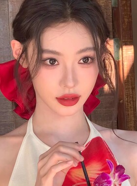 红色缎面大肠发圈发饰喜庆发绳