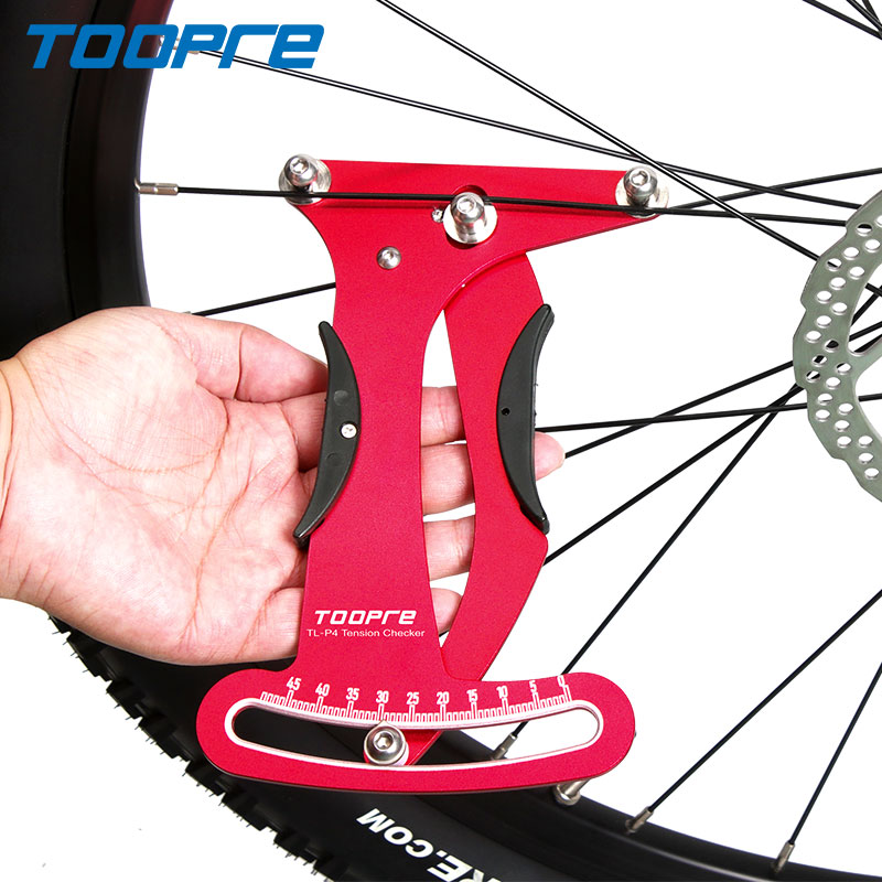 TOOPRE自行车辐条张力计 钢丝张力调整扳手 轮组校正车圈调圈工具 - 图0