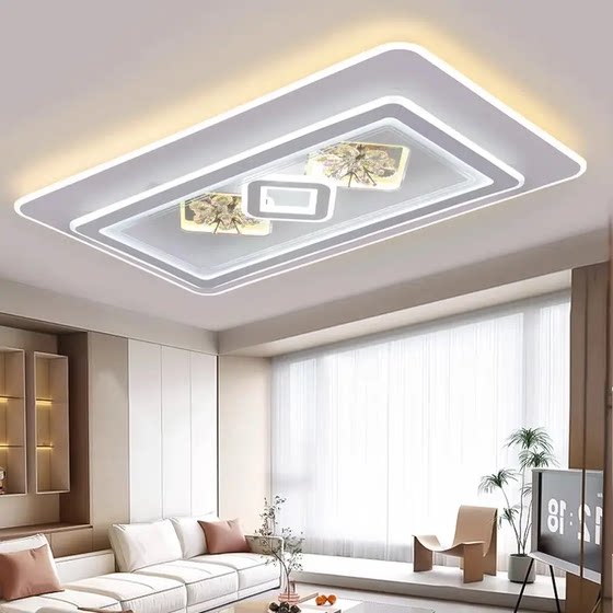 2026 New Bedroom Lights Internet Celebrity LED Ceiling Lights Modern Simple and Atmospheric Living Room Lamps Master Bedroom Room Lamps