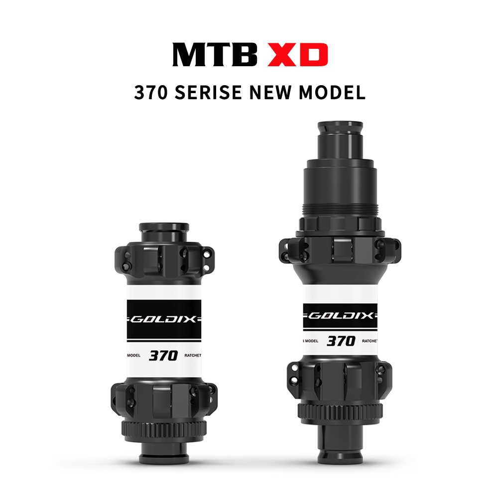 GOLDIX M370山地车花鼓棘轮36T直拉中锁28孔自行车轮毂 兼容DT350 - 图2