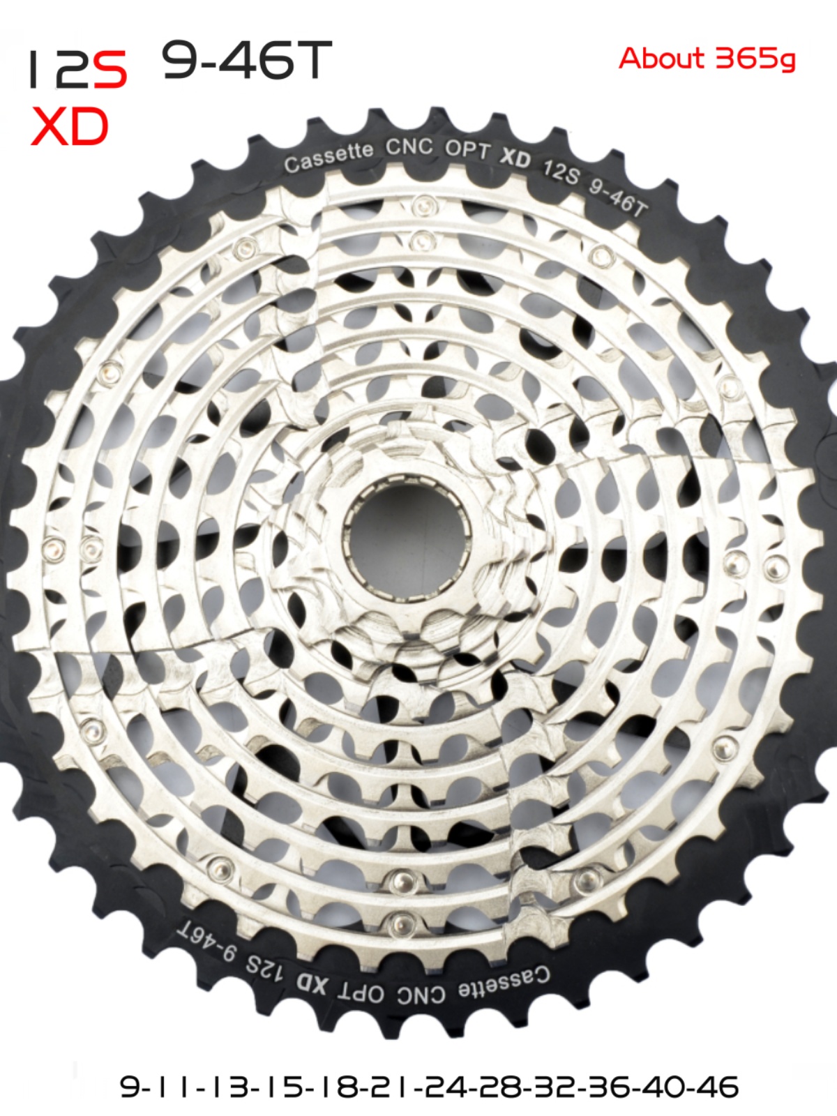 SRAM XX1 XT XTR SLX M6000山地变速101112速4246T50T XD飞轮 - 图2