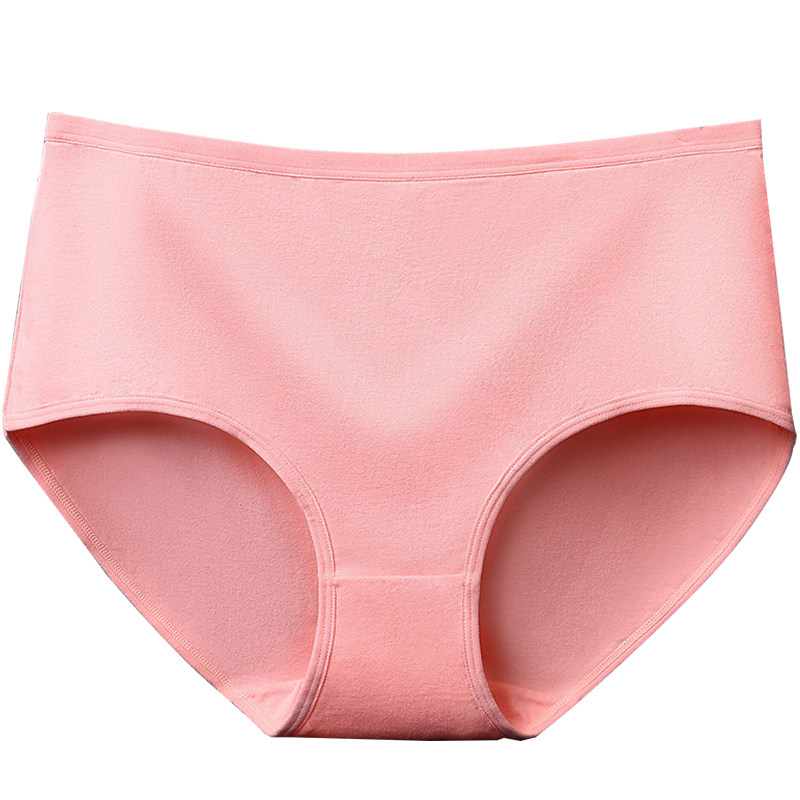 10条装中腰纯棉内裤女士全棉质面料黑色红色无痕三角裤头收腹大码,淘宝优惠券,粉丝福利购,淘宝优惠卷