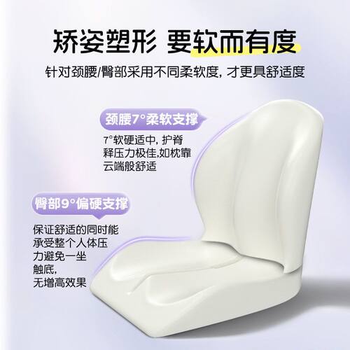 爱车屋汽车腰靠腰部支撑护腰靠垫车载座椅车用腰枕垫腰托小个子 - 图2