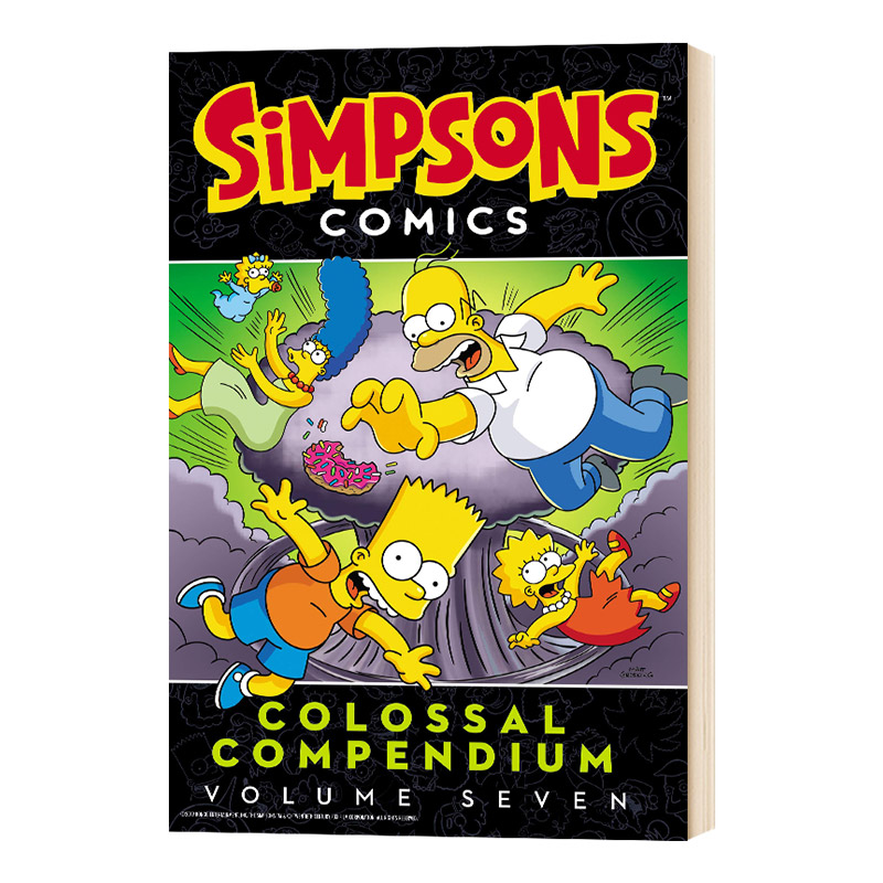 辛普森漫画大全7 Simpsons Comics Colossal Compendium Volume 7 英文原版 辛普森一家 The Simpsons 阿森一族 家庭 进口英语书籍 - 图3