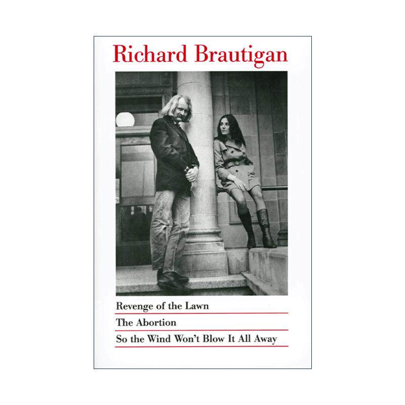 英文原版 Richard Brautigan 理查德·布劳提根作品3合1 含草坪的复仇 风不会把它全部吹走 英文版 进口英语原版书籍