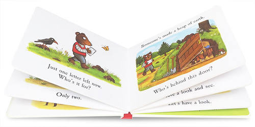 橡树林的故事集4册 英文原版 Tales From Acorn Wood 纸板翻翻书绘本 Postman Bear/Rabbit's Nap/Fox's Socks儿童课外阅读书籍 - 图1