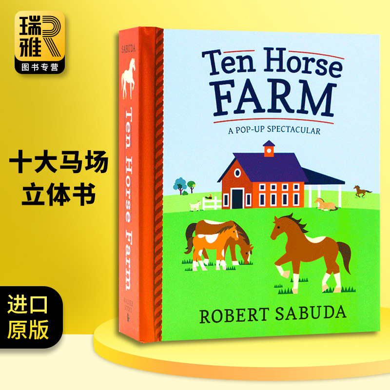 现货 Ten Horse Farm A Pop up Spectacular Robert Sabuda - 图0