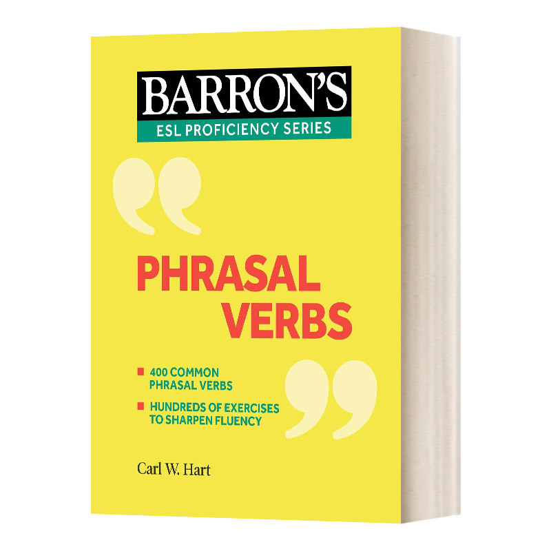 巴朗英语动词短语手册 Barron's Phrasal Verbs Carl W. Hart - 图0