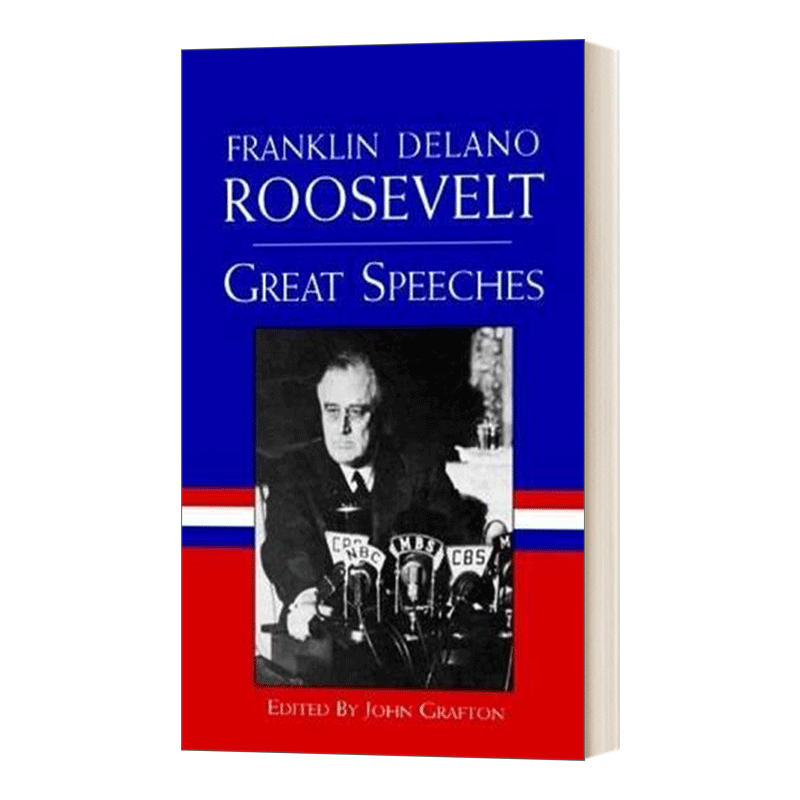英文原版 Great Speeches 罗福斯著名演讲集 Dover Thrift Editions 英文版 Franklin Roosevelt 进口英语原版书籍 - 图0