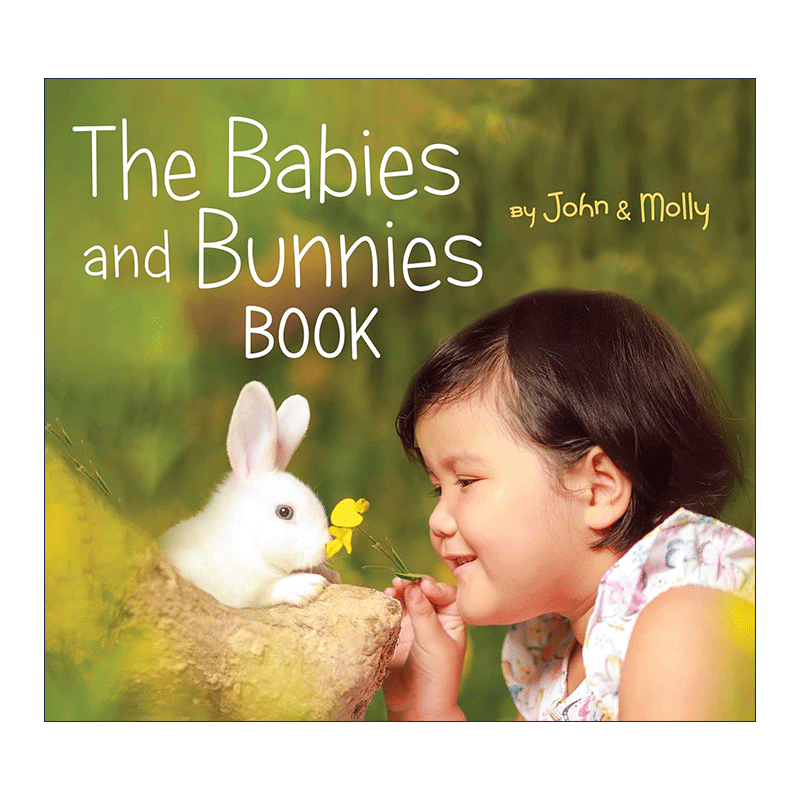 The Babies and Bunnies Book 宝宝和兔子 纸板书 英语启蒙 - 图0