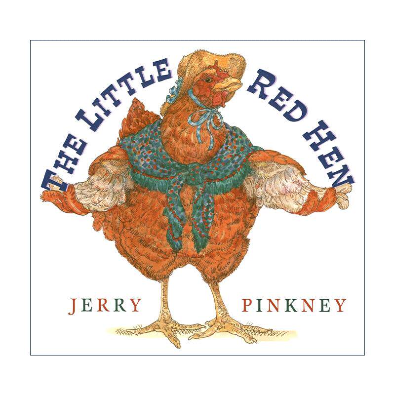 英文原版 The Little Red Hen 小红母鸡 儿童经典精装绘本 杰里·平克尼 英文版 进口英语原版书籍