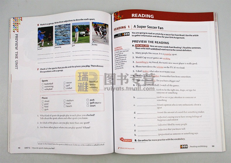 牛津学术英语成功系列读写教材1级 Oxford Q Skills for Success Reading and Writing 1 英文原版 英语词汇语言学习 进口英语书籍
