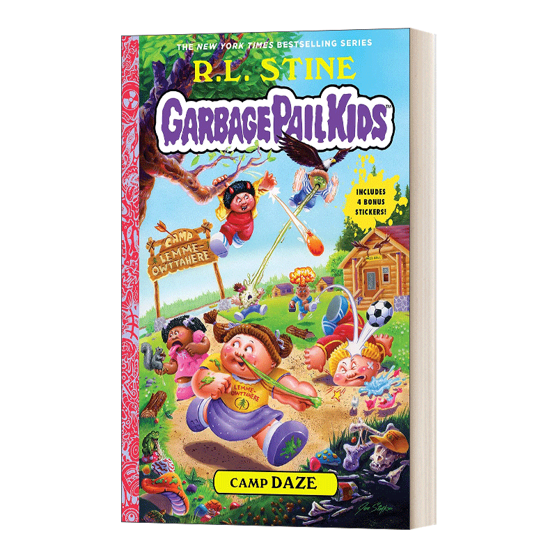 Camp Daze Garbage Pail Kids Book 3 3 R L StineJeff Zapata - 图0