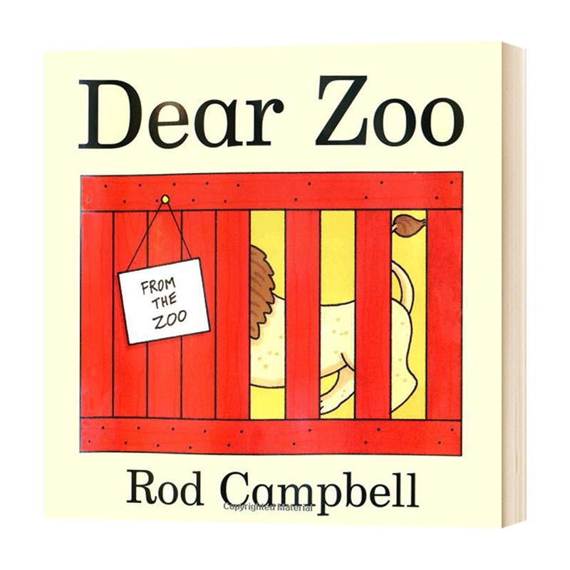 亲爱的动物园 立体书 英文原版 Dear Zoo 神奇的动物园名家吴敏兰书单绘本第82本启蒙童书0-3-6岁学前教育英语dearzoo纸板翻翻书 - 图0