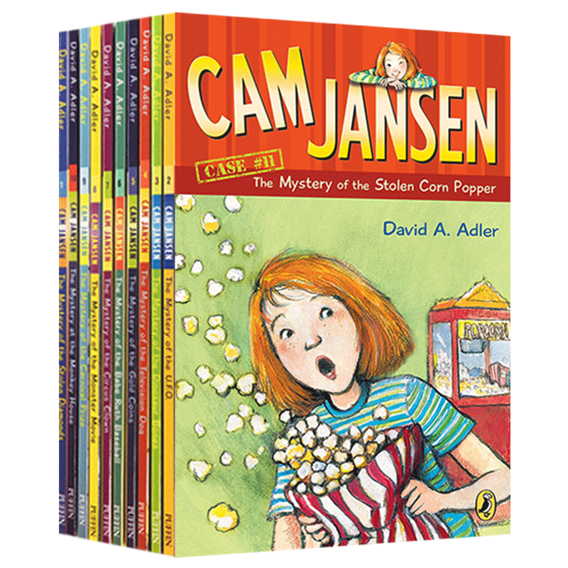 Cam Jansen 侦探故事11-20册 英文原版小说 少女侦探简森 少儿儿童分级读物书籍 英文版 David Adler 进口英语初级桥梁章节书