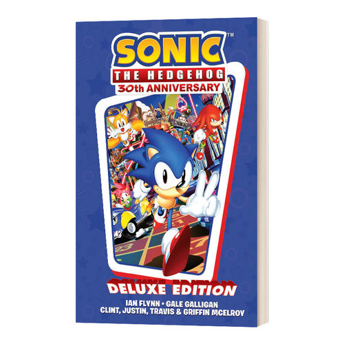 刺猬索尼克 漫画 30周年纪念版 精装 英文原版 Sonic the Hedgehog 30th Anniversary Celebration 超音鼠 音速小子 进口英语书籍 - 图0