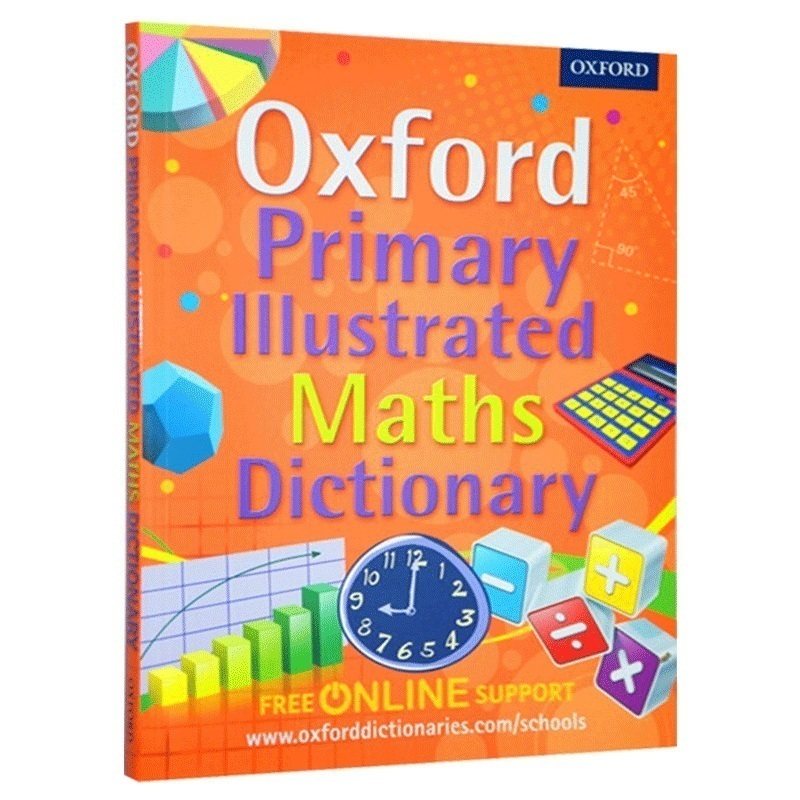 牛津初级插图数学字典 英文原版Oxford Primary Illustrated Maths Dictionary牛津英英词典 英语工具书 小学初级图解数学字典辞典