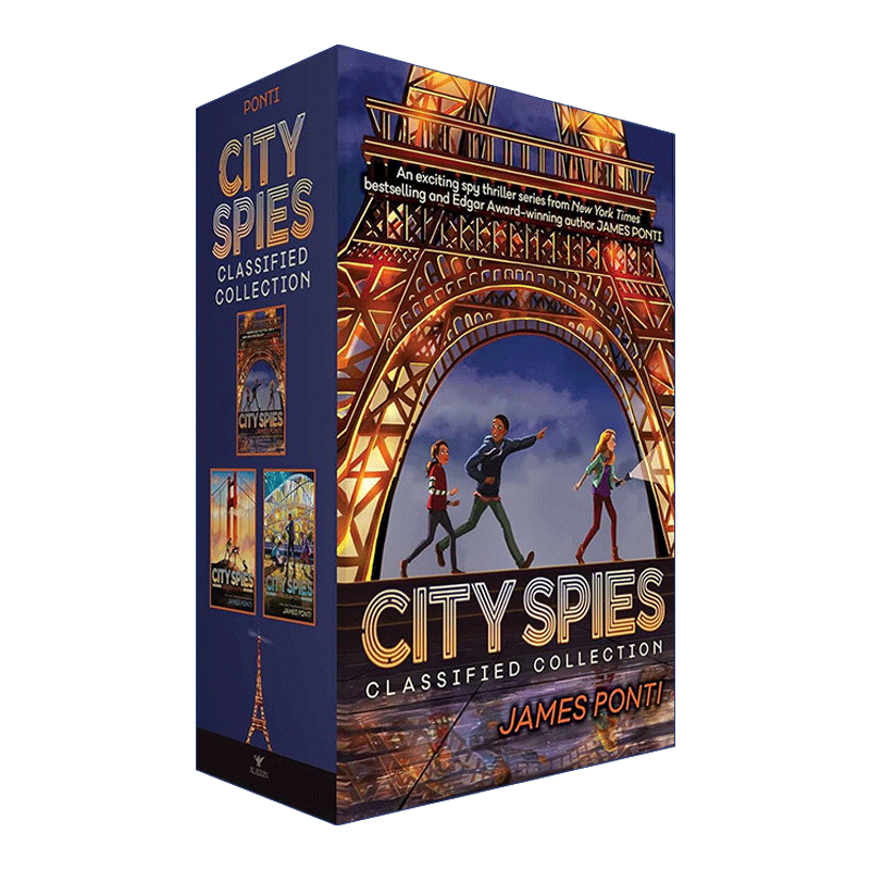 City Spies Classified Collection (Boxed Set) 城市间谍1-3册盒装 青少年冒险故事 - 图0
