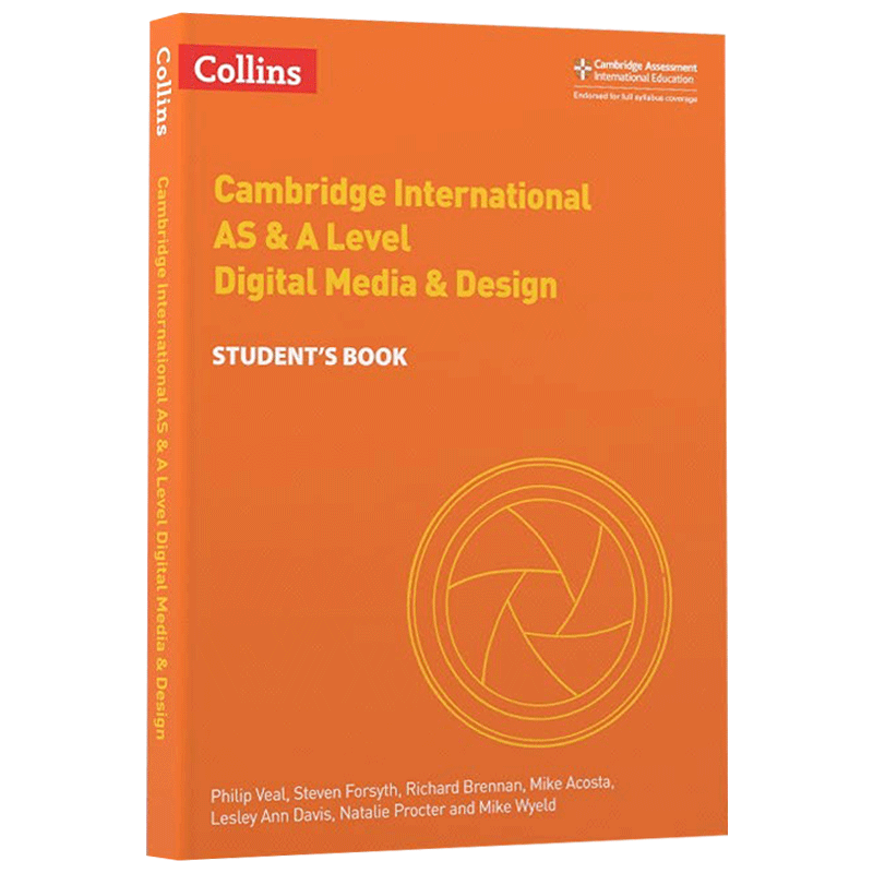 剑桥国际AS&A级电子媒体与设计学生用书 英文原版Cambridge International AS & A Level Digital Media & DESIGN Student's Book