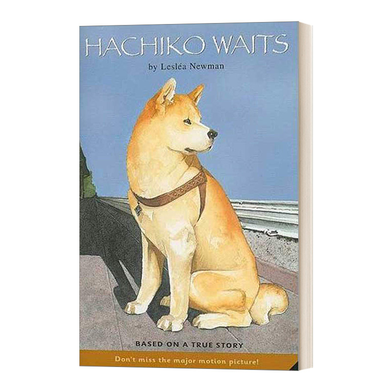 英文原版 Hachiko Waits Based on a True Story忠犬八公的故事根据真实故事改编英文版 Lesléa Newman进口英语原版书籍-图0