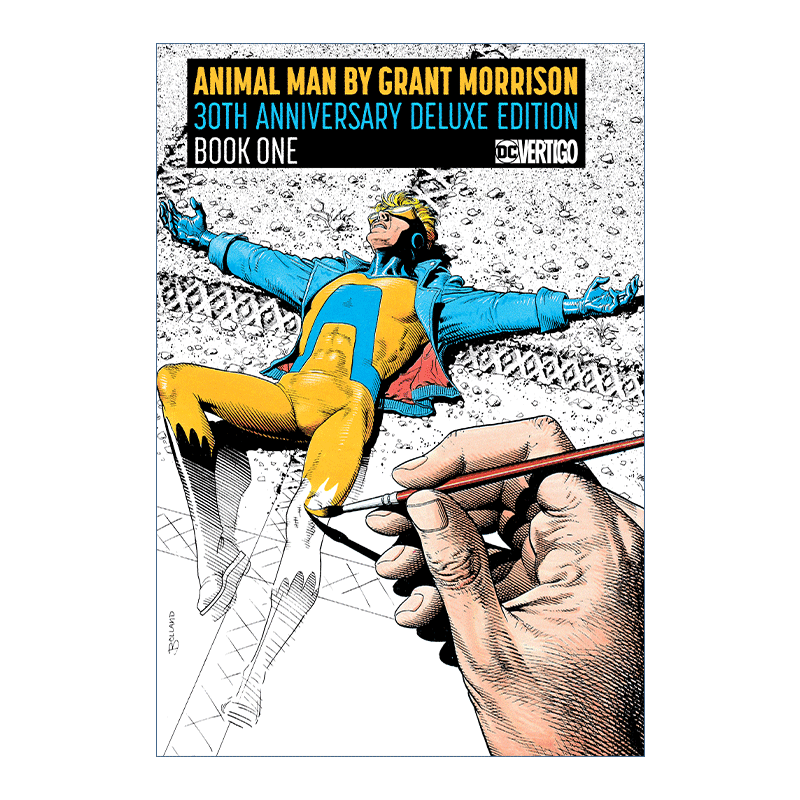 英文原版 Animal Man 30th Anniversary Deluxe Edition Book One 动物侠 卷一 DC漫画 30周年精装豪华收藏版 Grant Morrison - 图0