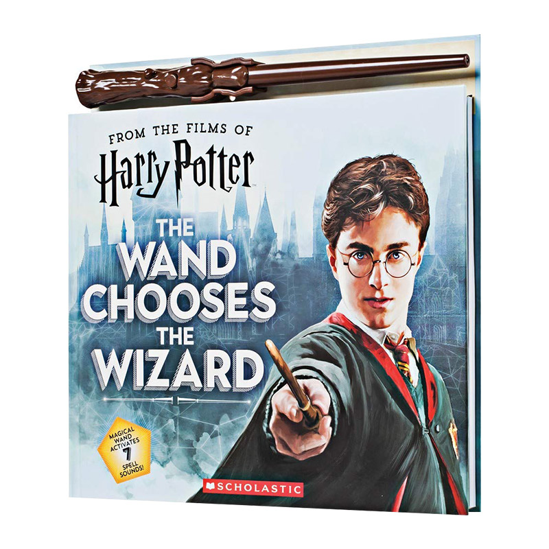 【附魔杖】哈利波特 魔杖选择巫师 英文原版 Harry Potter The Wand Chooses the Wizard 相关周边 全正版英语原著小说全套书籍 - 图0