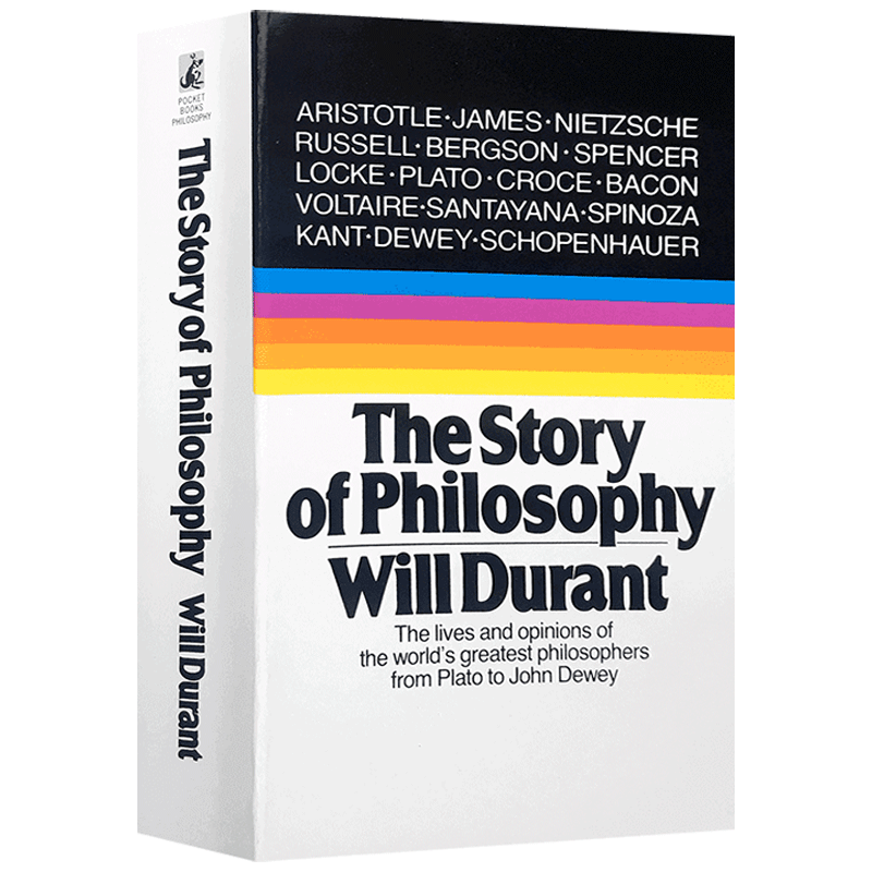 英文原版 哲学的故事The Story of Philosophy 哲学简史 威尔杜兰特 通俗哲学入门读物 Will Durant 历史的教训作者进口英语书籍 - 图3