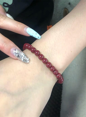 红色朱砂手链紫金砂复古手饰