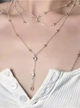 纯欲性感项链身体链网红百搭链条