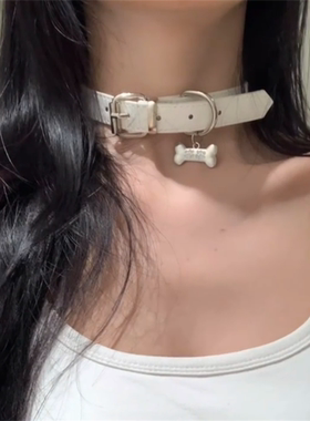 甜酷可爱骨头项圈情侣个性choker