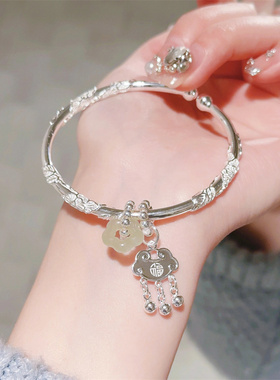 精致繁花手镯轻奢小众高级设计感