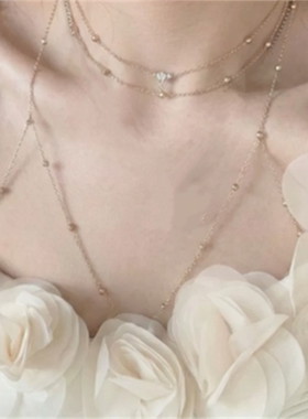 锁骨身体链胸链性感欧美加长高级