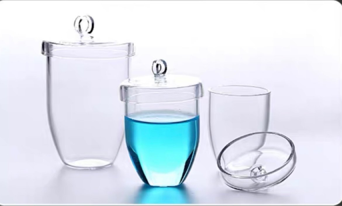 高纯耐高温石英坩埚透明带盖石英玻璃坩埚定制石英杯研实验专用,淘宝优惠券,粉丝福利购,淘宝优惠卷