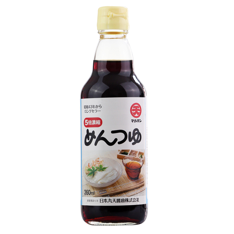日本调味品/丸天浓缩面汁/原装进口调味汁/360ml冷面乌冬面汁_虎窝淘