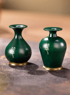朱炳仁铜山岚翠系列茶器功夫茶具建水盖置茶盘茶桌布置茶道精致